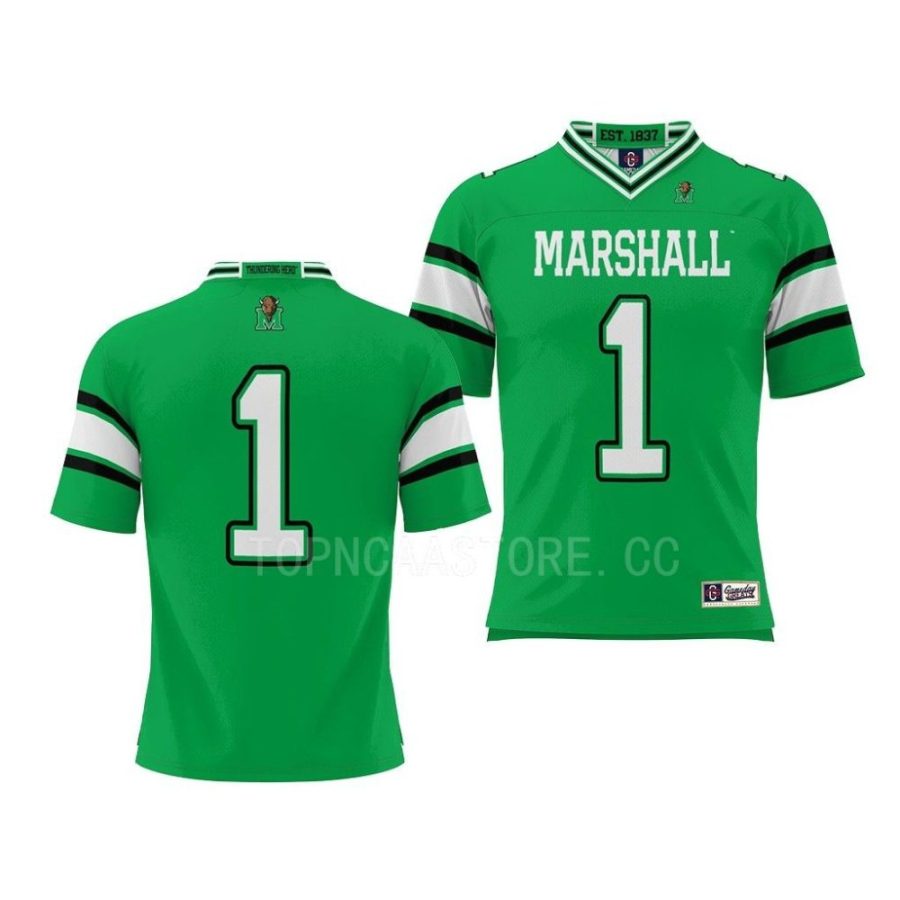 marshall thundering herd green endzone football prosphere jersey scaled