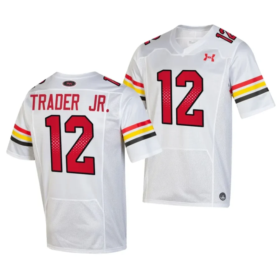 maryland terrapins dante trader jr. white 2023special game throwback football jersey scaled
