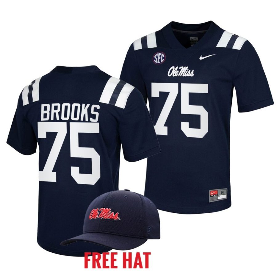 mason brooks ole miss rebels navy untouchable game free hat jersey scaled