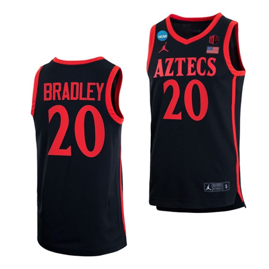 matt bradley black 2023 ncaa march madness san diego state aztecsmens basketball jersey scaled