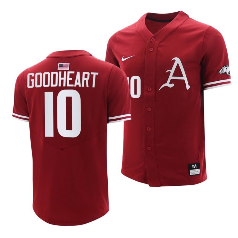 matt goodheart arkansas razorbacks college baseball menreplica jersey scaled