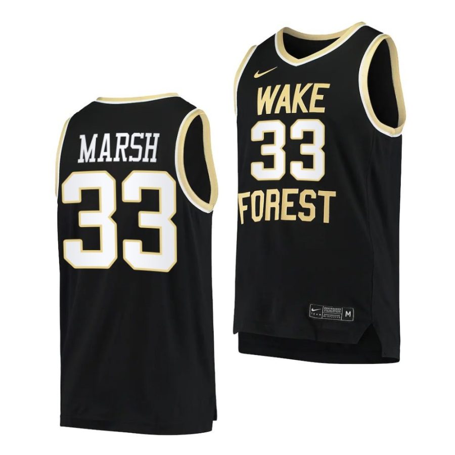 matthew marsh wake forest demon deacons college basketball jersey scaled