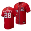 matthew martinez red replica baseballfull button arizona wildcats jersey scaled