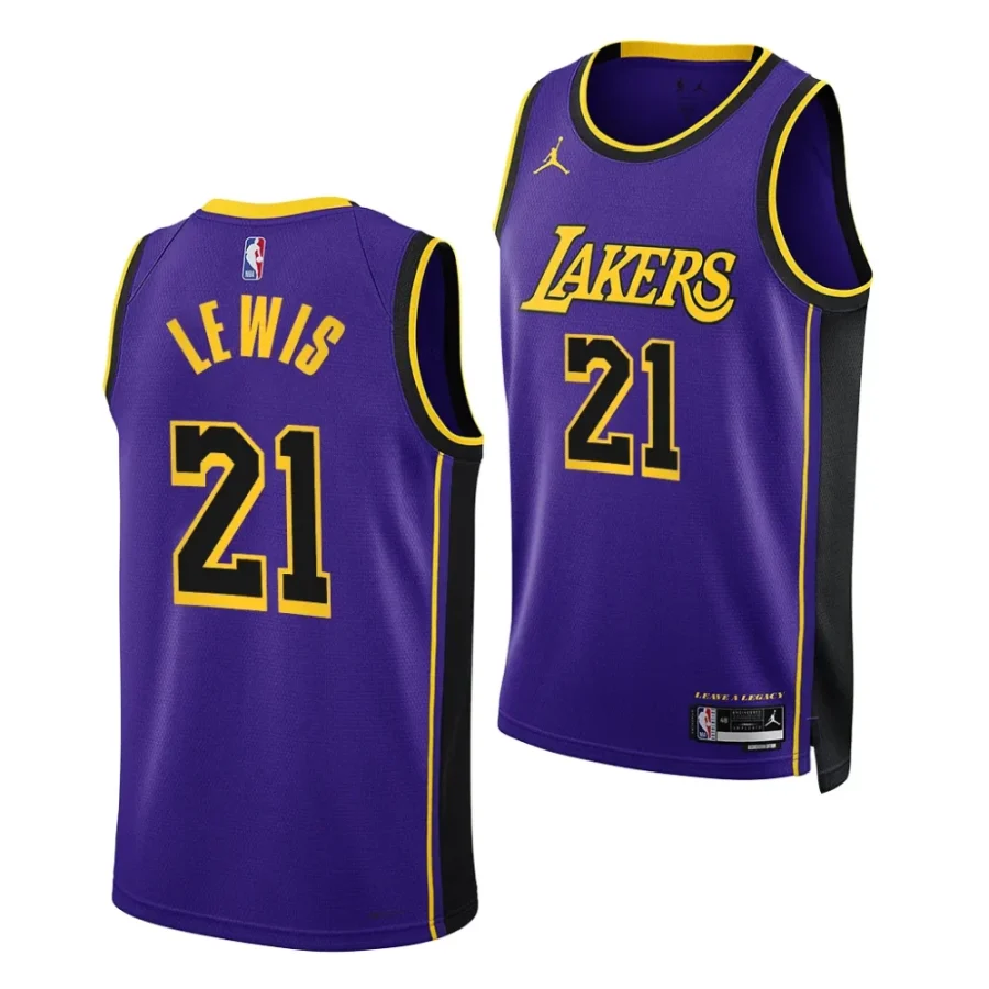 maxwell lewis lakers 2023 nba draft purple statement edition men jersey scaled