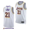 maxwell lewis lakers 2023 nba draft white association edition men jersey scaled