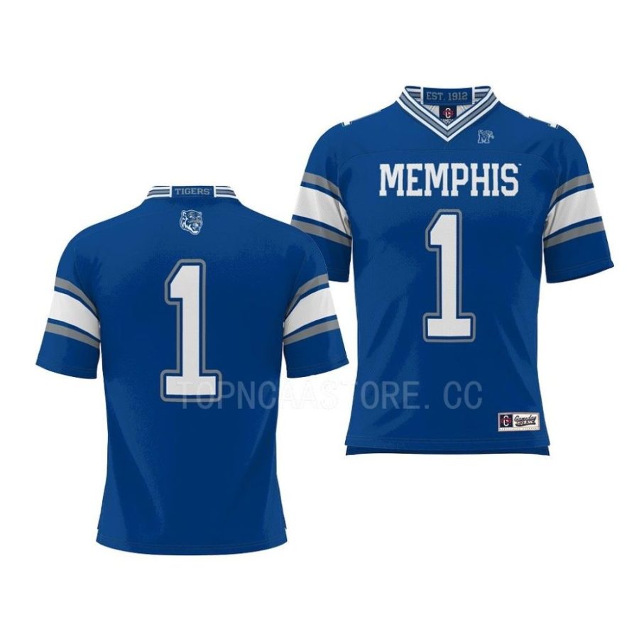 memphis tigers royal endzone football prosphere jersey scaled