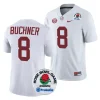 men alabama crimson tide tyler buchner white 2024 rose bowl college football playoff jersey scaled