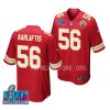 men chiefs george karlaftis red super bowl lvii game jersey scaled