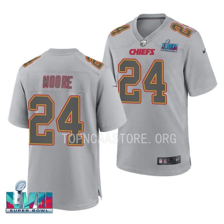 men chiefs skyy moore gray super bowl lvii atmosphere fashion jersey scaled