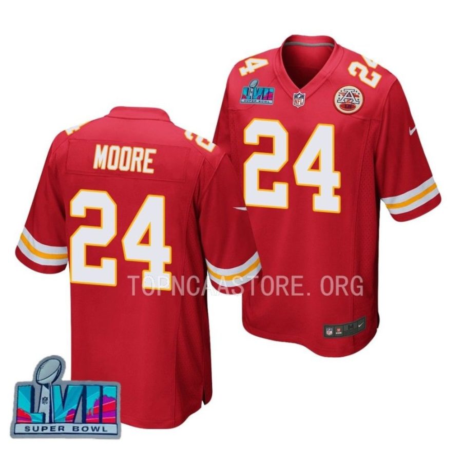 men chiefs skyy moore red super bowl lvii game jersey scaled