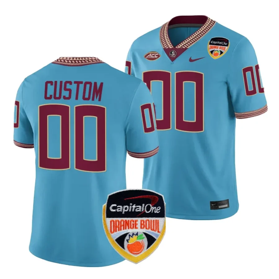 men florida state seminoles custom blue 2023 orange bowl college football playoff jersey scaled