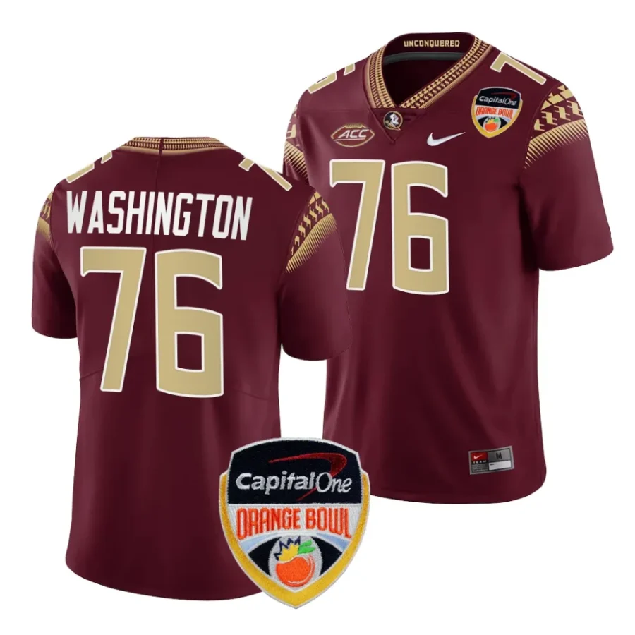 men florida state seminoles darius washington garnet 2023 orange bowl college football playoff jersey scaled