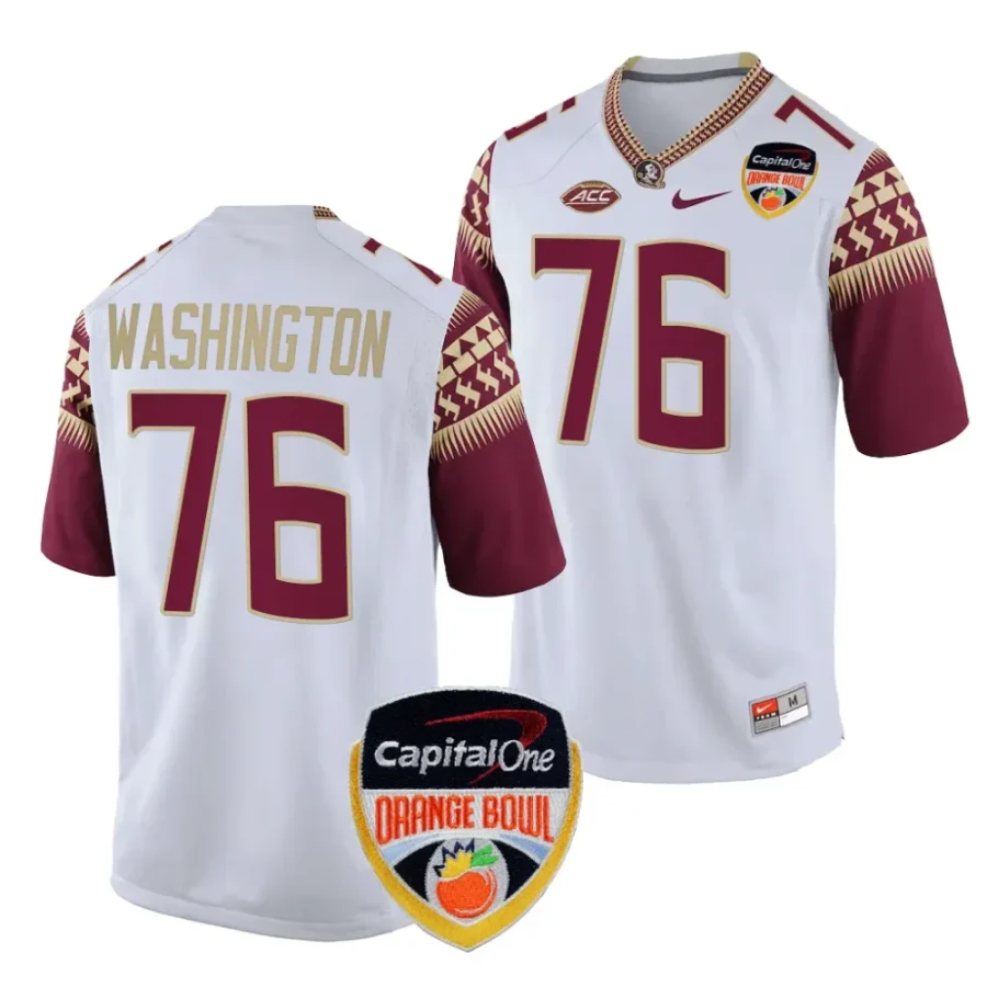 men florida state seminoles darius washington white 2023 orange bowl college football playoff jersey scaled