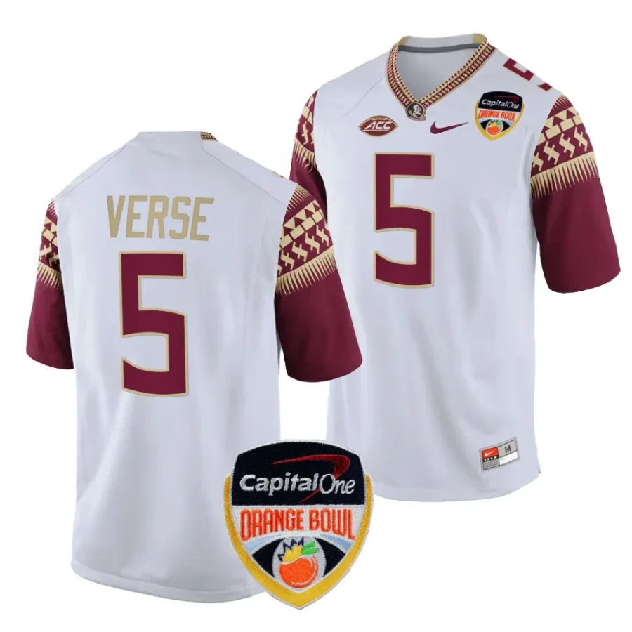 men florida state seminoles jared verse white 2023 orange bowl college football playoff jersey scaled