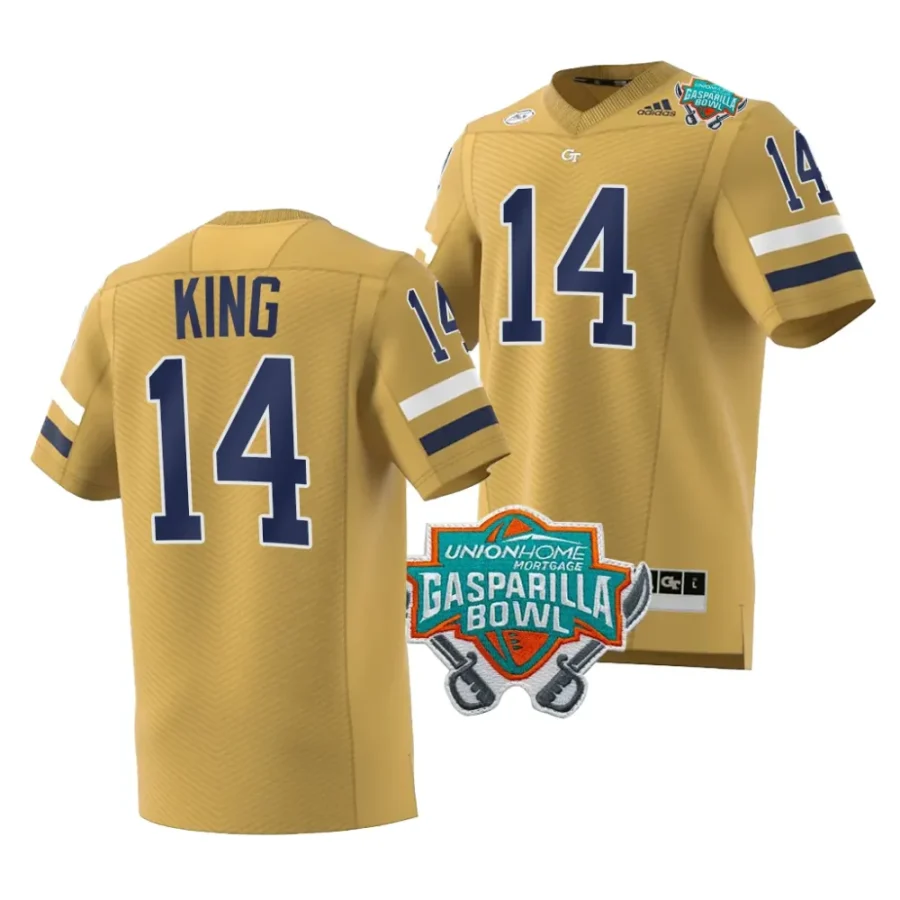 men georgia tech yellow jackets jaylon king brown 2023 gasparilla bowl football jersey scaled