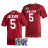 men jacksonville state gamecocks malik jackson red 2023 new orleans bowl football jersey scaled