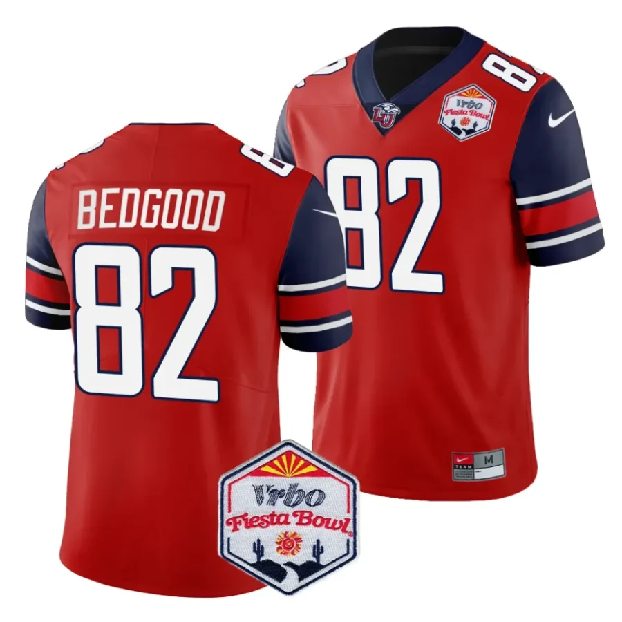 men liberty flames aaron bedgood red 2024 fiesta bowl college football playoff jersey scaled