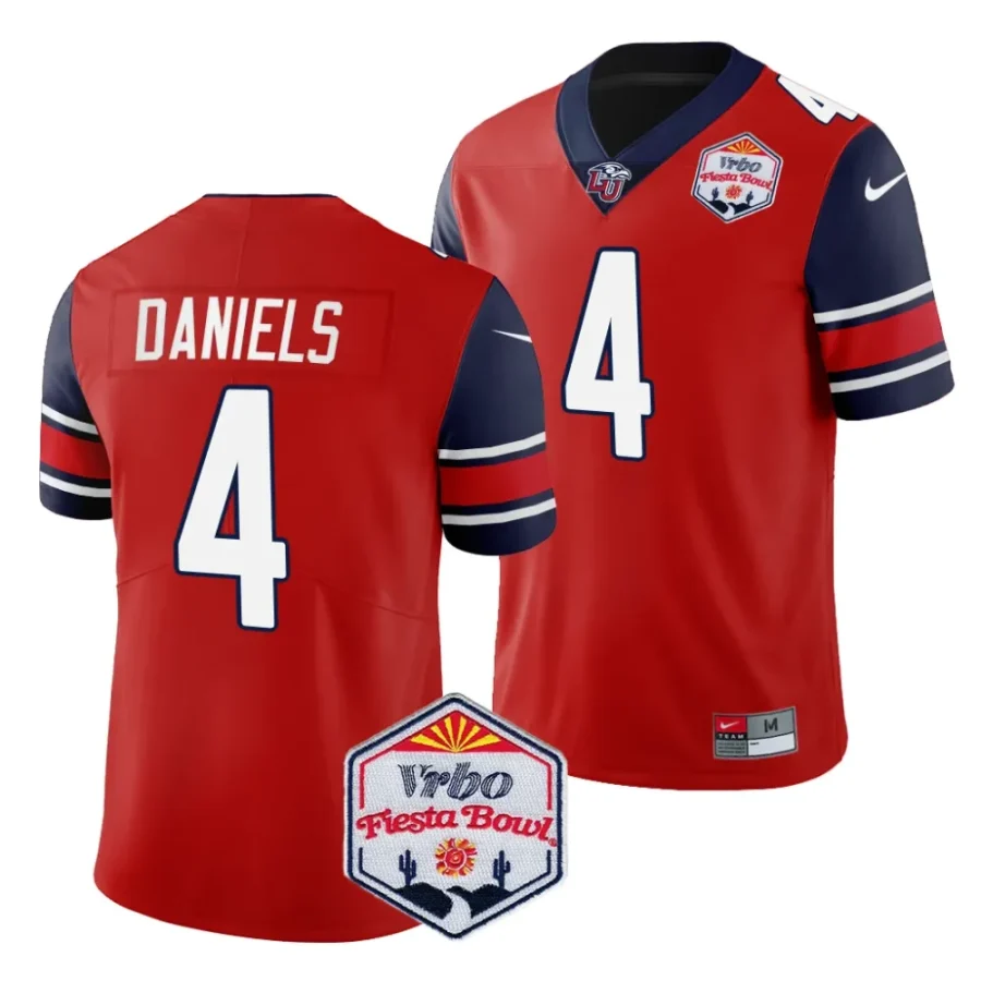 men liberty flames cj daniels red 2024 fiesta bowl college football playoff jersey scaled