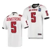 men nc state wolfpack brennan armstrong white 2023 pop tarts bowl football jersey scaled