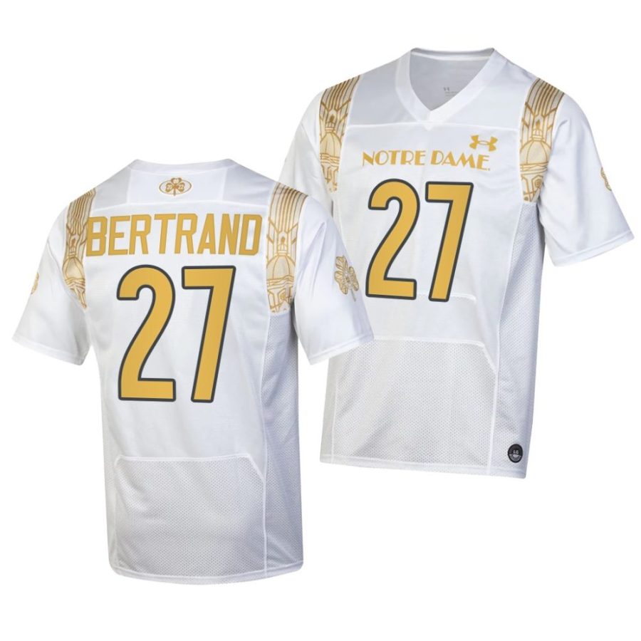 men notre dame fighting irish jd bertrand white 2022 shamrock series replica jersey scaled