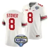 men ohio state buckeyes cade stover white 2023 cotton bowl college football playoff jersey scaled