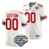 men ohio state buckeyes custom white 2023 cotton bowl college football playoff jersey scaled