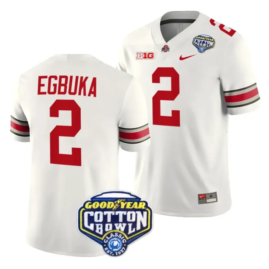 men ohio state buckeyes emeka egbuka white 2023 cotton bowl college football playoff jersey scaled