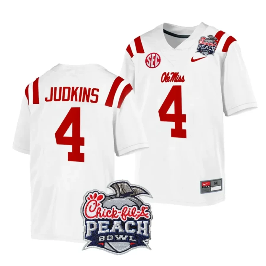men ole miss rebels quinshon judkins white 2024 peach bowl college football playoff jersey scaled