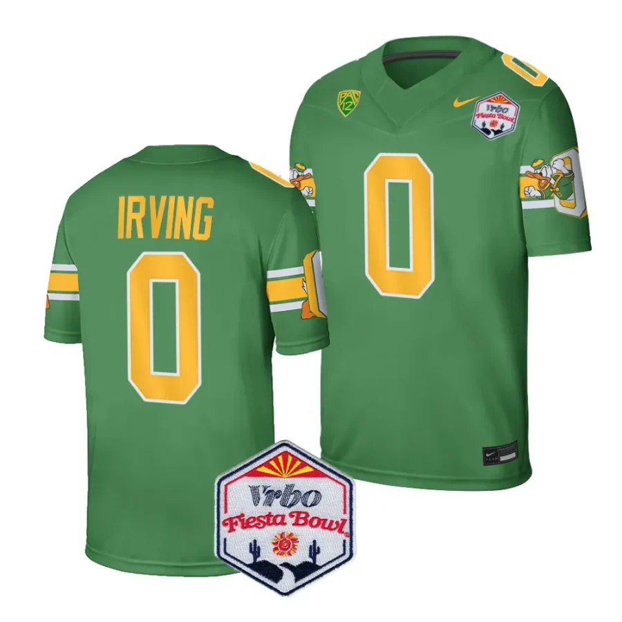 men oregon ducks bucky irving green 2024 fiesta bowl college football playoff jersey scaled