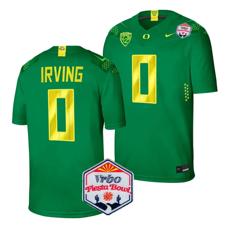 men oregon ducks bucky irving green 2024 fiesta bowl limited football jersey scaled