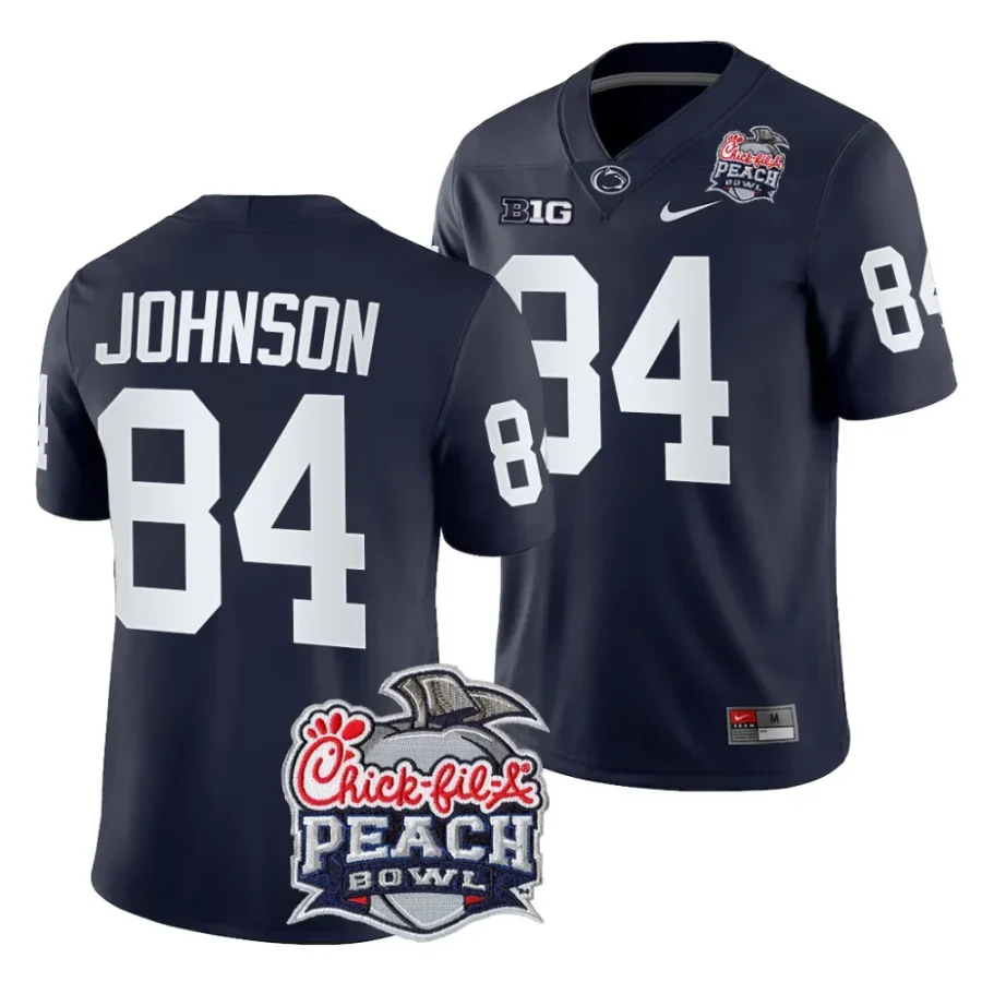 men penn state nittany lions theo johnson navy 2024 peach bowl college football playoff jersey scaled