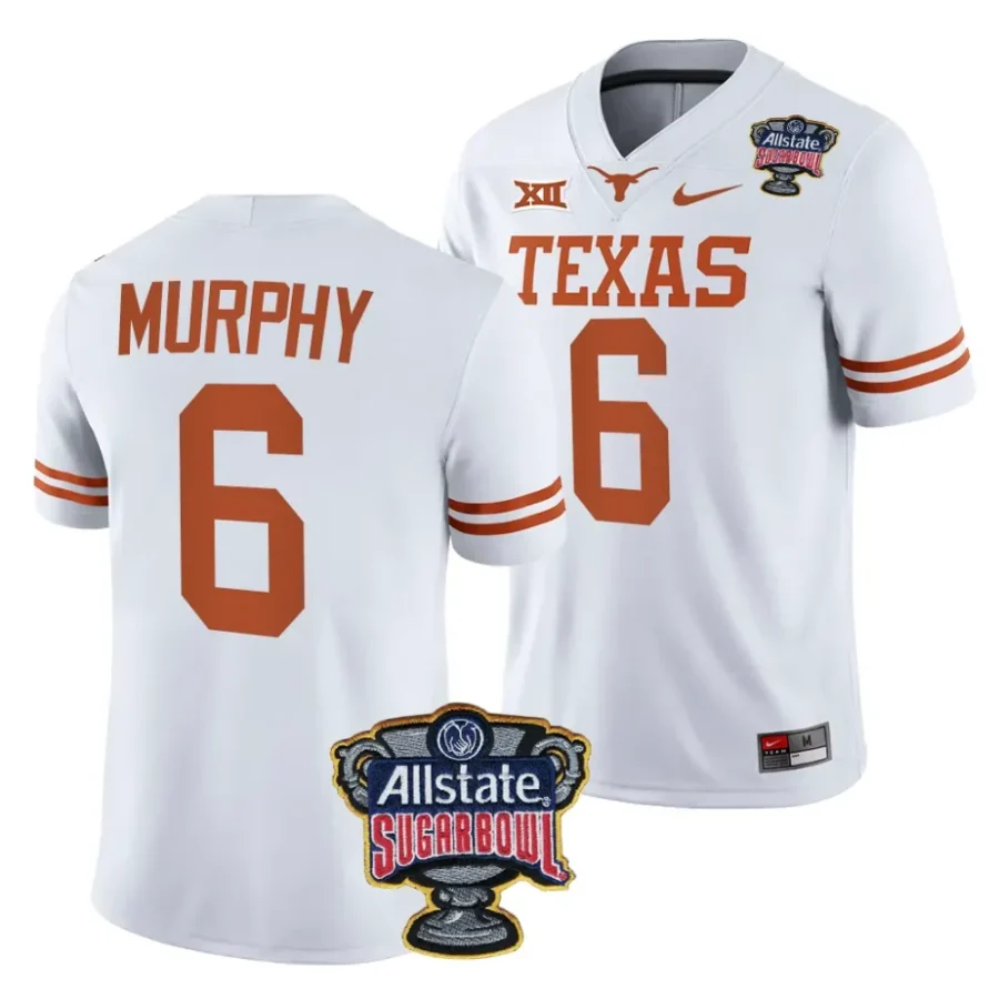 men texas longhorns maalik murphy white 2024 sugar bowl college football playoff jersey scaled