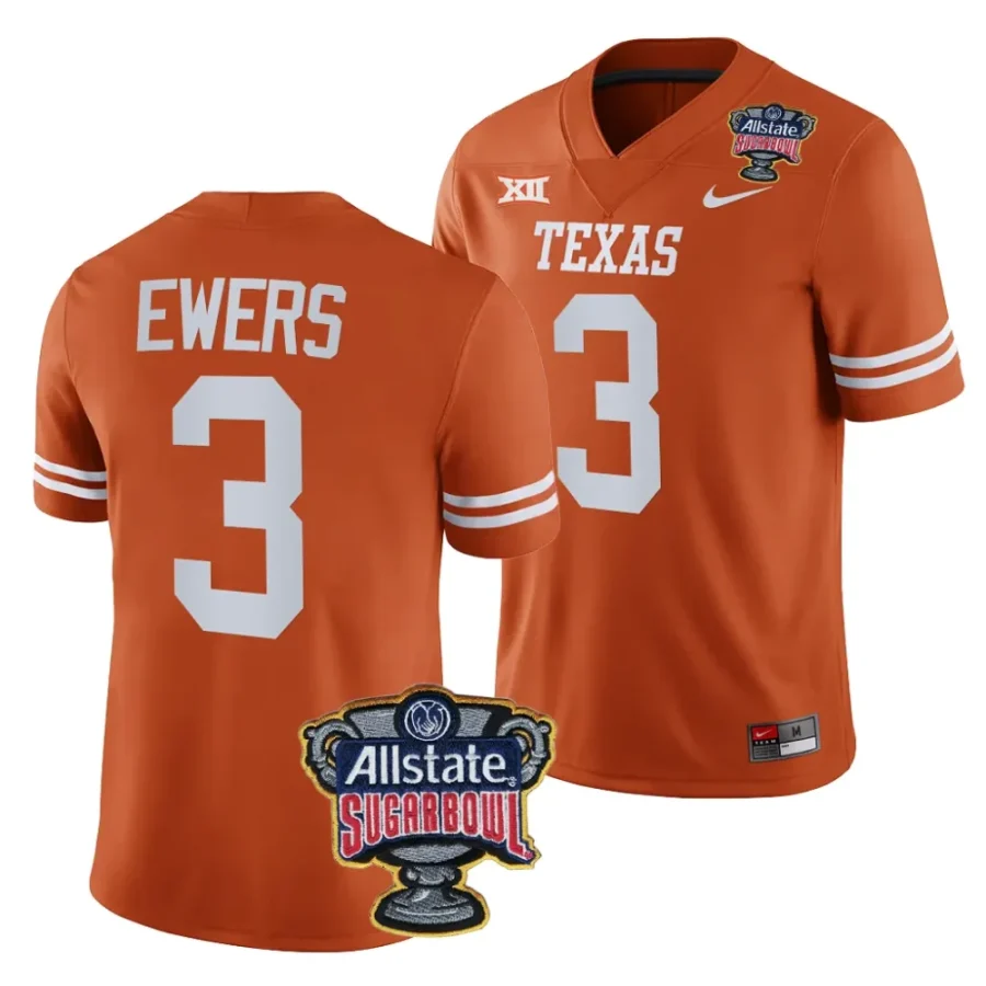 men texas longhorns quinn ewers orange 2024 sugar bowl college football playoff jersey scaled