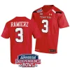 men texas tech red raiders bryce ramierz red 2023 independence bowl football jersey scaled