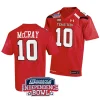 men texas tech red raiders drae mccray red 2023 independence bowl football jersey scaled