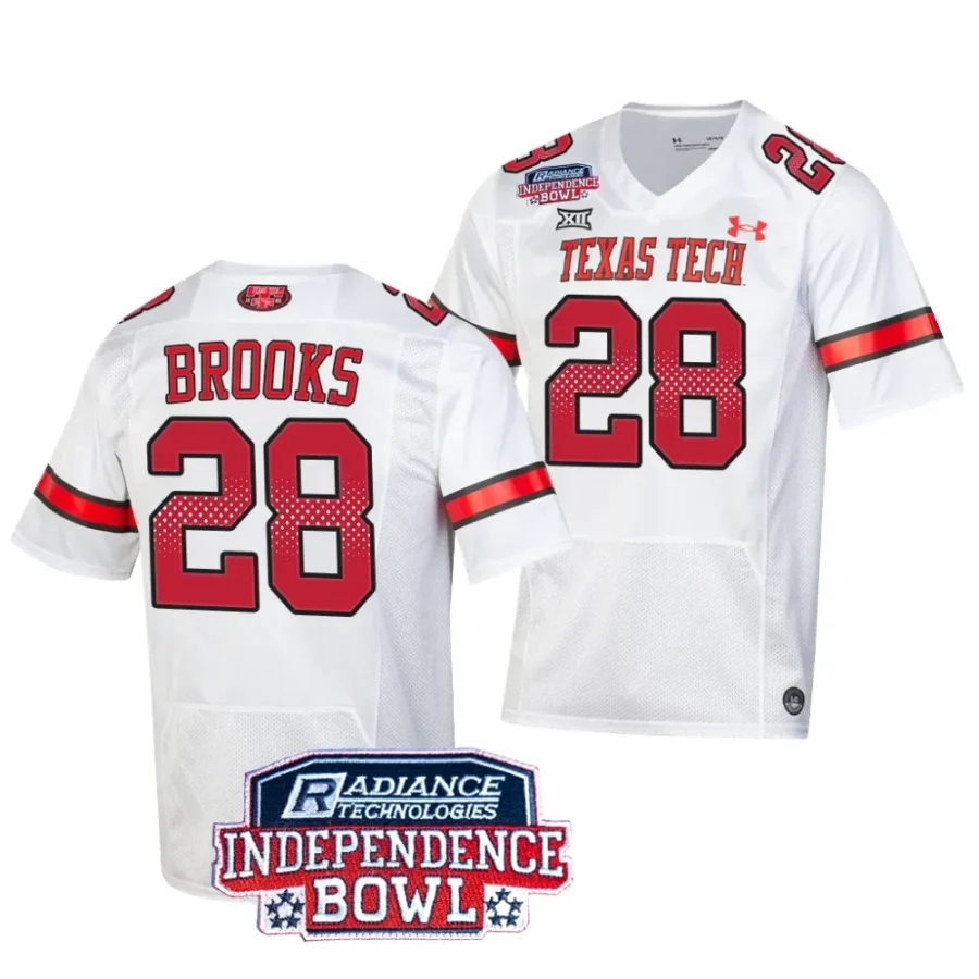 men texas tech red raiders tahj brooks white 2023 independence bowl football jersey scaled