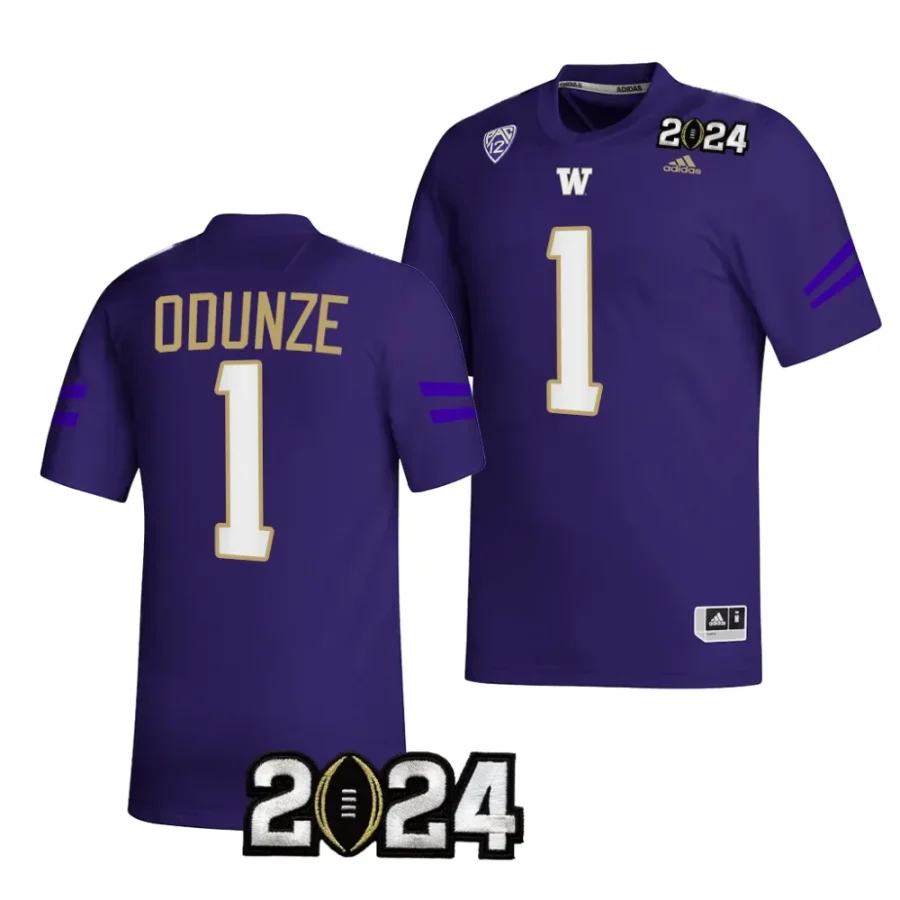 men washington huskies rome odunze purple 2024 college football playoff national championship jersey scaled