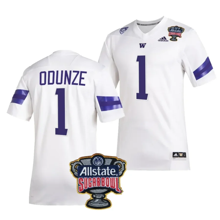 men washington huskies rome odunze white 2024 sugar bowl college football playoff jersey scaled