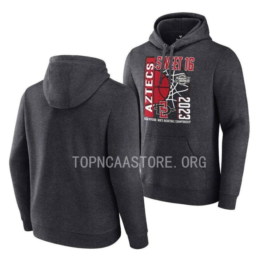 mens basketball charcoal 2023 ncaa march madness sweet 16 san diego state aztecs hoodie scaled