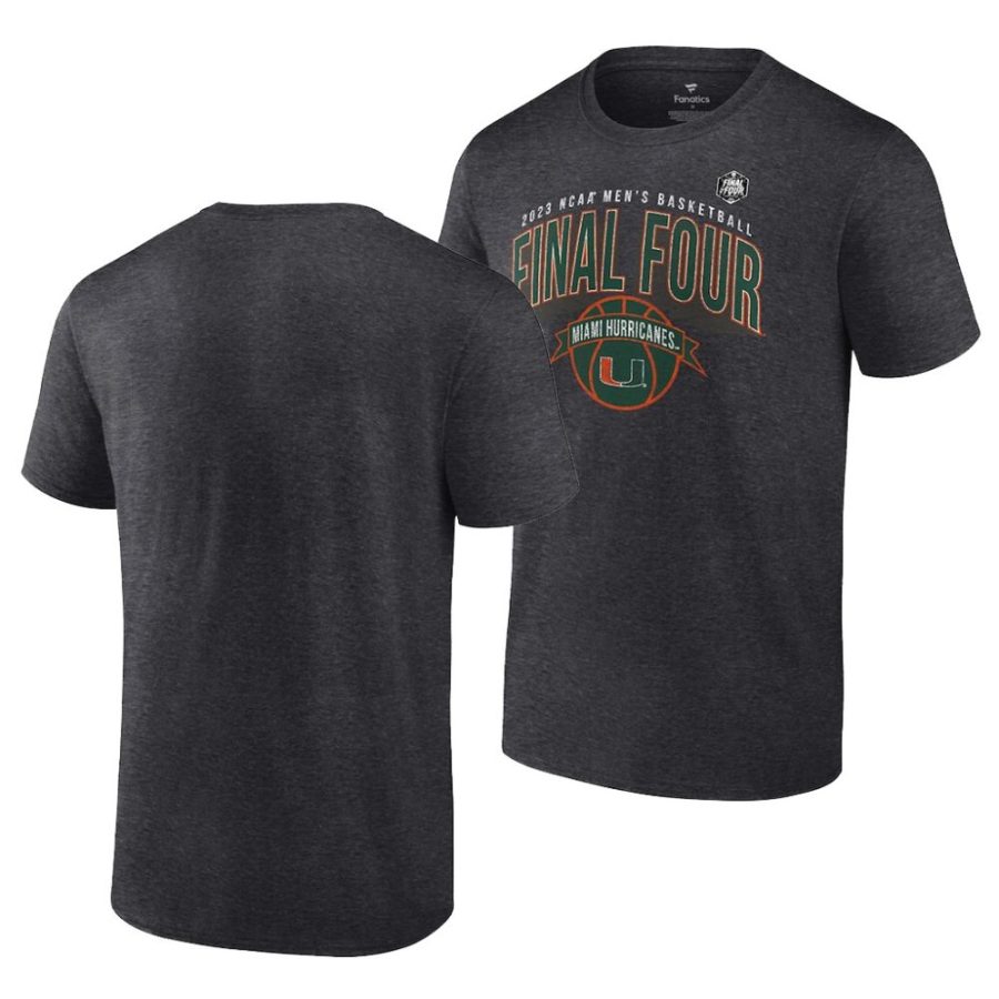miami hurricanes charcoal 2023 ncaa march madness final four retro men t shirt scaled