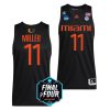 miami hurricanes jordan miller 2023 ncaa final four mens basketball black jersey scaled
