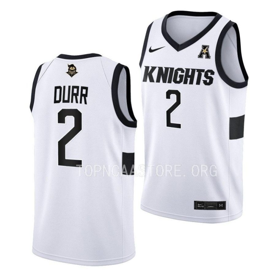 michael durr ucf knights college basketball 2022 23 home jersey scaled