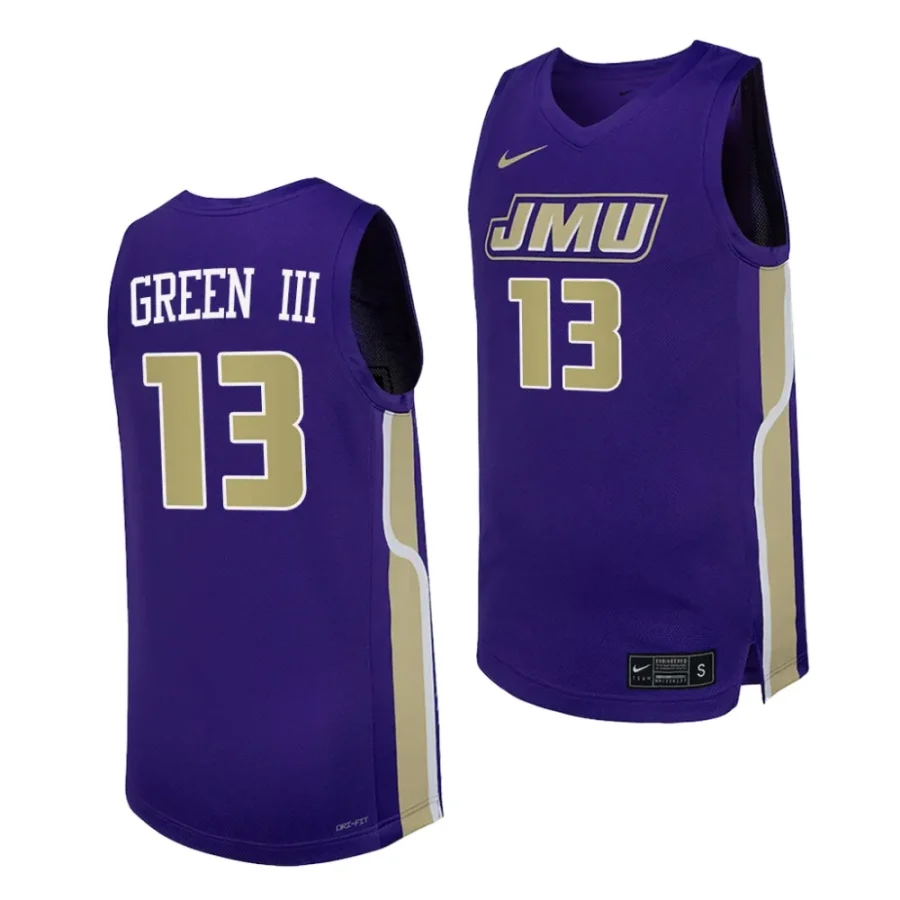 michael green iii purple replica basketball jersey scaled