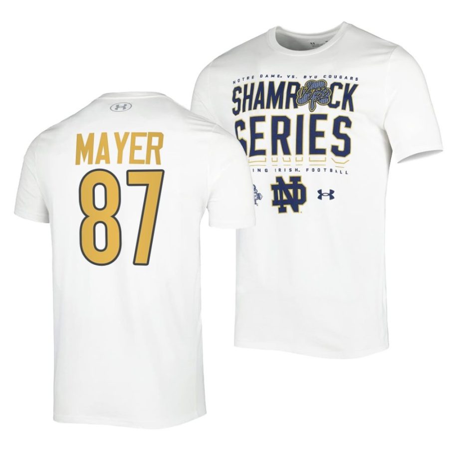 michael mayer sideline 2022 shamrock series white shirt scaled