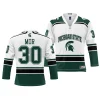 michigan state spartans jon mor ice hockey white nil jersey scaled
