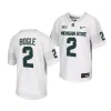 michigan state spartans khris bogle youth white college football 2023 jersey scaled