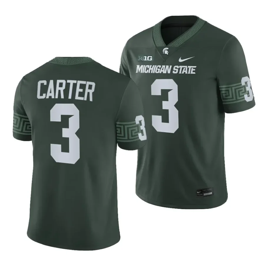 michigan state spartans nathan carter green 2023college football game jersey scaled