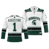michigan state spartans trey augustine ice hockey white nil jersey scaled