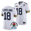 michigan wolverines colston loveland white 2024 rose bowl college football playoff jersey scaled