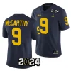 michigan wolverines j.j. mccarthy navy 2024 college football playoff national championship jersey scaled